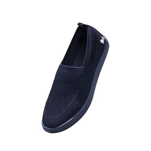 Image of Neeman's Casual Ease Slip On for Men | Breathable Knit Upper, Cushioned EVA Sole | Lightweight, Flexible Shoes for Everyday Comfort