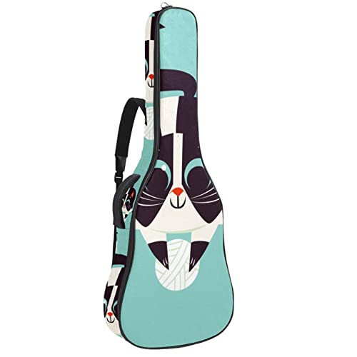Housse de sac de guitare épaisse avec rembourrage en éponge imperméable pour guitare acoustique électrique basse… - Les Beatles, Paul McCartney, John Lennon, RIngo Starr, George Harrison Housse de sac de guitare épaisse avec rembourrage en éponge imperméable pour guitare acoustique électrique basse…