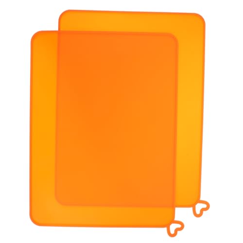 SOLUSTRE 2pcs Silicone Anti-slip Photosensitive Mats for 3d Printer Accessories, Sturdy Non-slip Mats Suitable for Resin