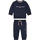 Tommy Hilfiger Baby Jogginganzug mit Stretch, Blau (Twilight Navy), 86 cm