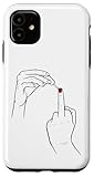 Lustige Handyhülle Mittelfinger Geschenk