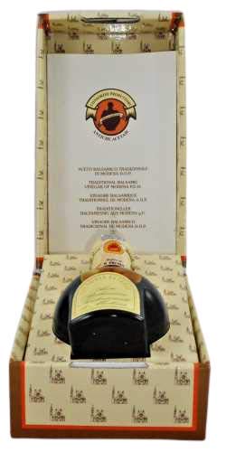 Aceto Balsamico Tradizionale di Modena DOP 14 Jahre Fattoria Estense, herrlicher Balsamessig aus Modena in Geschenkverpackung