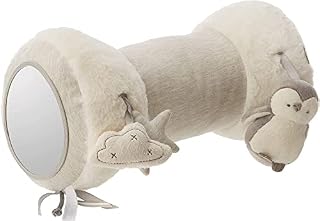 Mamas & Papas Tummy Time Roller Pillow, Interactive Baby Pillow, Roll, Soft, for new mums - Wish Upon A Cloud