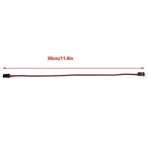 Servo Extension Lead, Servo Connector, 10 PCS 300mm JR Male to Male Servo Extension Lead Wire Cable for RC Car Airplane - Image 3