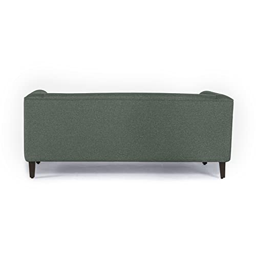 Image of Wakefit Miami 3 Seater Sofa | 3 Year Warranty | Omega Green, Neem Wood, Modern Style, High-Density Foam, Termite Resistant, 182.9 cm L x 74.9 cm W x 76.2 cm H, Living Room Sofa