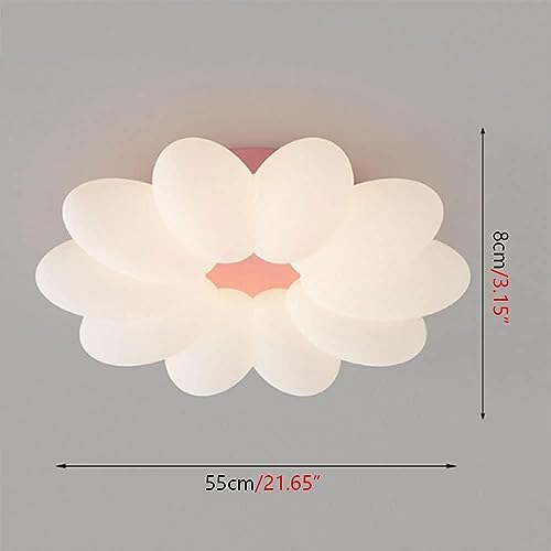 Plafond light fleur rose dimmable pour chambre de fille - 2