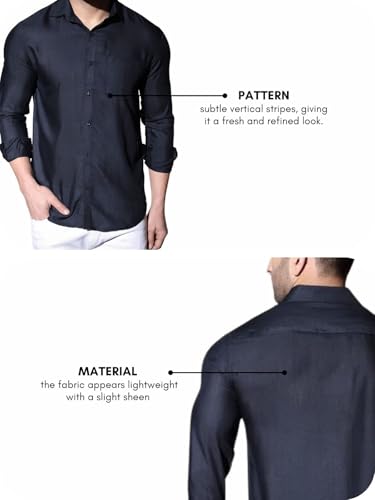 Image of GRECIILOOKS Shirt for Men | Mens Casual Shirt | Men Stylish Shirt | Men Printed Shirt | Men's Regular Fit | Men Formal Shirt | Full Sleeve Shirt for Men