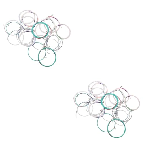 BESTonZON 2sets Guzheng Strings Guzheng Strings Replacements Musical Instrument Accessories 21pcs*2