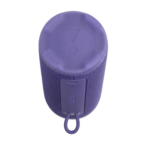 Image of JBL Grip Compact Bluetooth Speaker, JBL Pro Sound with AI Sound Boost, IP68 Waterproof and Dustproof, Ambient Light, Up to 14 Hours Playback, Auracast Multi-Speaker, JBL Portable App, Purple