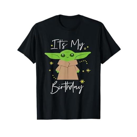 Star Wars The Mandalorian Grogu It's My Birthday Party T-Shirt