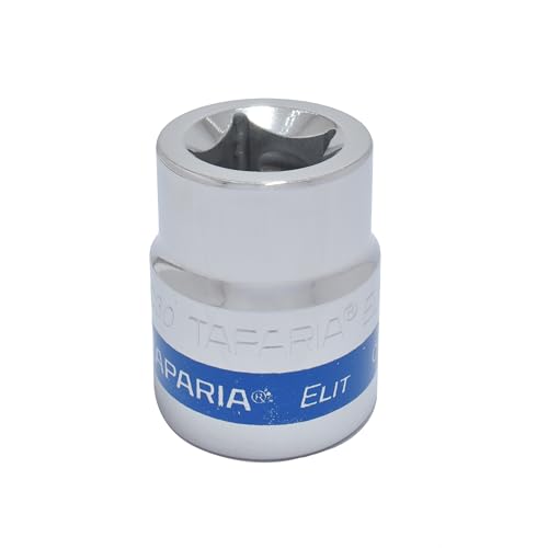 Image of TAPARIA Socket made of Chrome Vanadium Steel 6 Point Deep /Long Socket (Silver), C30 of 3 /4 inch (19mm) Square drive size, Suitable for Automobile, Industrial, Fabrication, Professional & Home Use