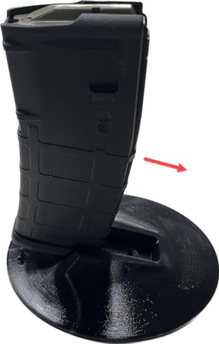ParaBellum Designs Magazine Stand – AR15 - PMAG Holder, Mag Organizer & Tactical Ammo Display - Wall/Bench Mount, USA Made (Black)