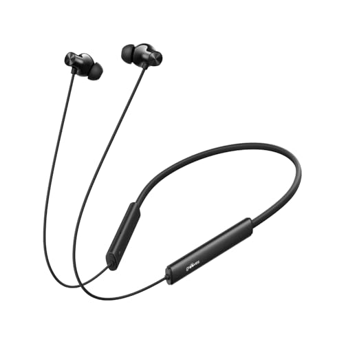 Image of Grooves Signature2.0 Neckband with Magentic On Off Spatial Audio,Up to 40H Playtime,ASAP Charge,Beast Mode,Enx Technology(Deep Black),in-Ear,Bluetooth
