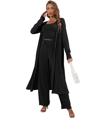 Image of 3 Piece Lounge Sets for Women Airport Travel Outfit