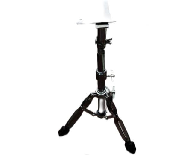 SAIMUSICALS Single Mini Octapad Stand (Nickel) Stand Lyrics Foldable Violin Music Sheet Holder Adjustable Orchestra Conductor Music Stand, Light Weight for Travel-picture-24
