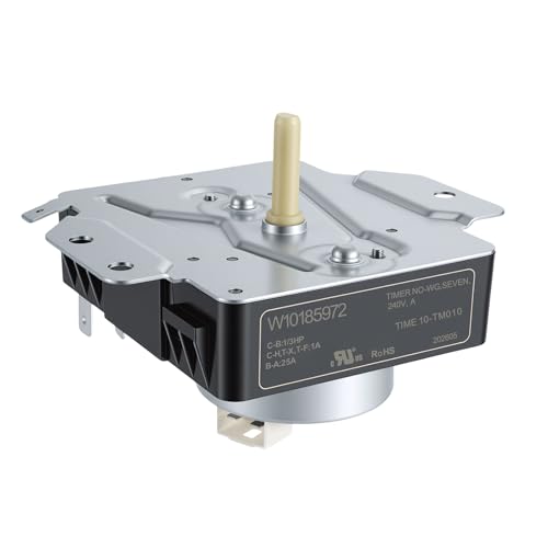 Image of W10185972 WPW10185972 Dryer Timer Replacement, Genuine OEM Quality, Replaces 1481701 AH2348527 EA2348527 PS2348527 AP6016537 PS11749827 EAP11749827, Fits Whirlpool Maytag Amana Dryers