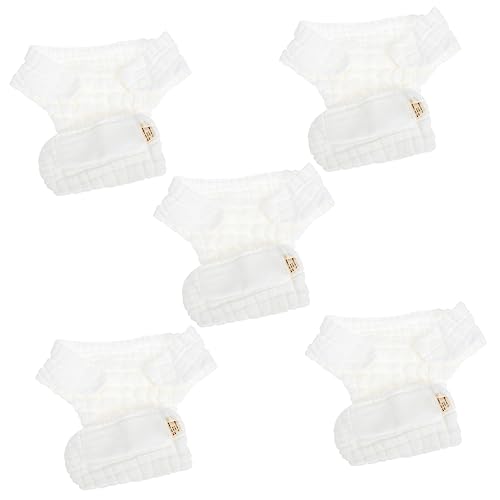 HAWILLOSCH Newborn Cloth Diaper 5pcs Washable Organic and Easy to Use Baby Diaper Covers