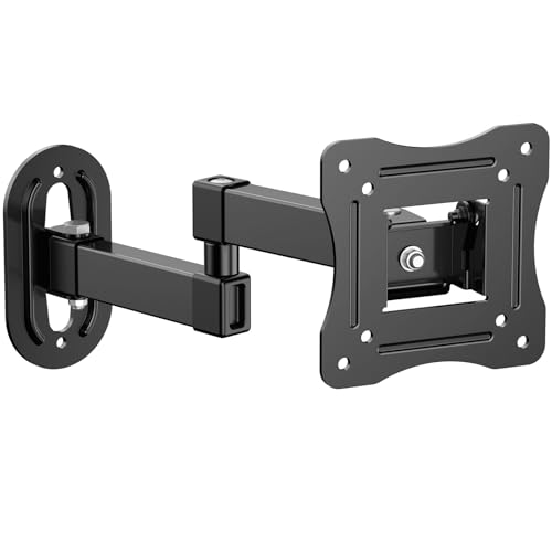 Support mural TV 14-29 pouces pivotant inclinable VESA 100x100 max 10kg