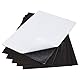 BENECREAT 10PCS Selbstklebende Schaumstoffplatte mit schwarzer Rückseite rutschfeste Eva Schaumstoffmatte mit Selbstklebender Rückseite für Möbeltüren 30x21x0.2cm