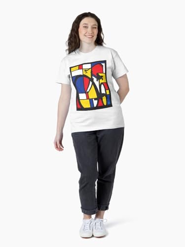 Mondrian Bicycle Art by SFDesignstudio Classic T-Shirt4