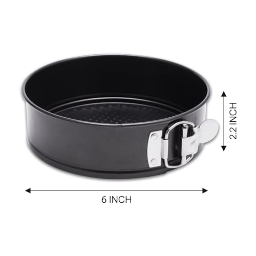 Image of HIWARE 6 Inch Non-stick Springform Pan with Removable Bottom - Leakproof Cheesecake Pan, Compatible with 3 Qt Instant Pot