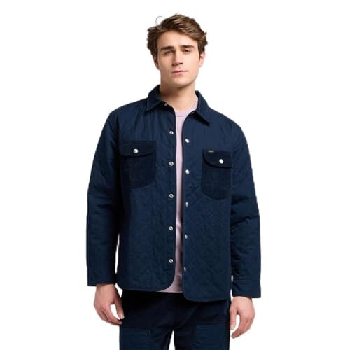 Lee Mixed Media Overshirt veste homme en coton et velours côtelé