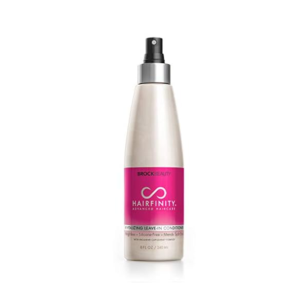 Hairfinity-Revitalizing-Leave-In-Conditioner-Biotin-Growth-Treatment-for-Dry-Damaged-Hair-and-Scalp-Silicone-Free-Heat-Protection-Formula-Mends-Split-Ends-with-Quinoa-and-Jojoba-Oil-8-oz Hairfinity Revitalizing Leave In Conditioner - Biotin Growth Treatment for Dry, Damaged Hair and Scalp - Silicone Free Heat Protection Formula Mends Split Ends with Quinoa and Jojoba Oil 8 oz