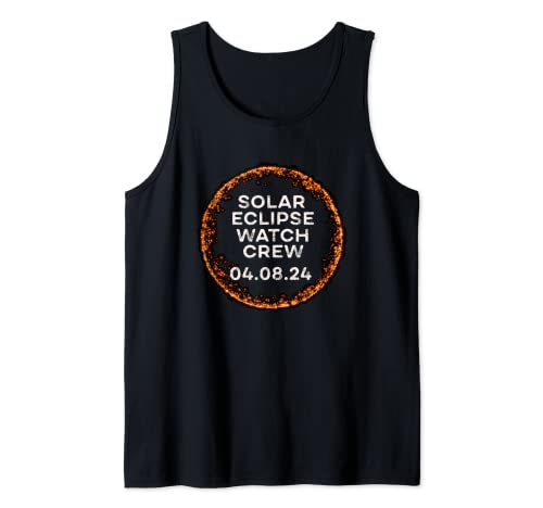 2024 Solar Eclipse Watch Crew 4.8.24 Matching Family Outfit Tank Top