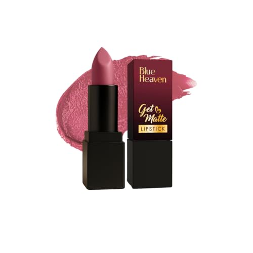 Image of Blue Heaven Get Matte Lipstick, Long Lasting, Light Weight Lipsticks for Women, Moisturizing Matte Lipstick for Women - 403PM, 4g