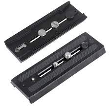 Two quick release plates for camera mounting