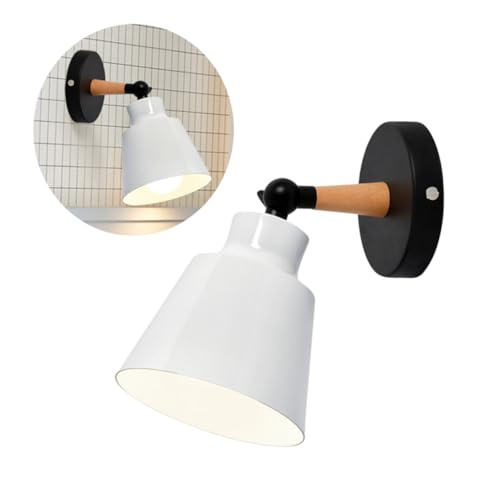 Lámpara de pared de madera maciza moderna aplique elegante pasillo dormitorio 3