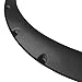 Spec-D Tuning 4PC Front + Rear Universal Flexible Car Fender Flares Black Durable Extra Wide Body Kit Wheel