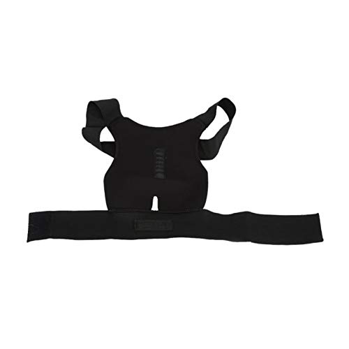 Correction de posture arrière réglable contre le mal de dos avec ce correcteur arrière noir M