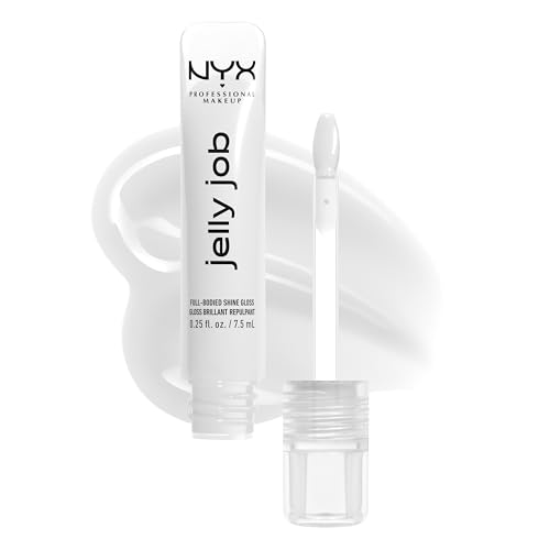 NYX Professional Makeup Jelly Job - Gloss haute brillance - Effet lissant - Sensation de confort -...