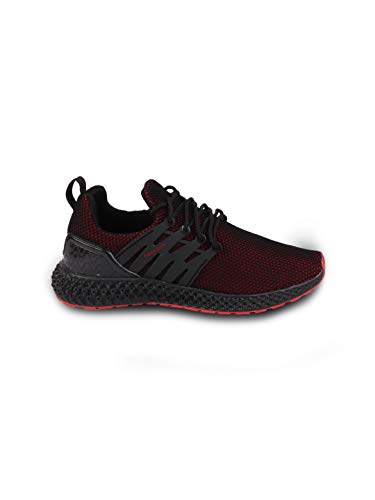 Image of Franco Leone Men Mesh Black Grey Sport Shoes