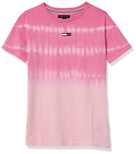 Tommy Hilfiger Girls' Adaptive Sweatshirt Dress with Velcro Brand Closure at Shoulders