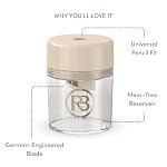 Ravie Beauty Lip and Eye Liner Pencil Sharpener with German Blade and Mess Free Reservoir for Smooth Precise Tips, Travel Friendly for Standard Makeup Pencils - Image 2