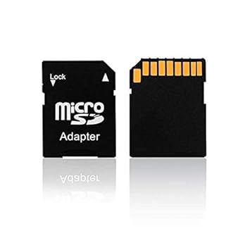 Schrodinger15 80035 MicroSD Micro SDHC to SD Memory Card Adapter Card Reader Converter - Black 2pcs/Order