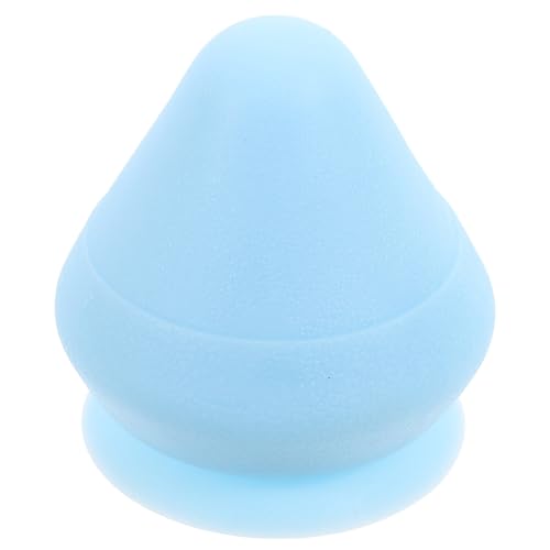 Beavorty Mountable Massage Ball Trigger Point Cone Massage Ball with Suction Cup Shoulder Massager Wall Ball Massager Deep Tissue Massage Tool for Back Foot Neck Plantar Fasciiti-s Blue
