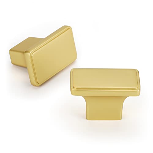 goldenwarm Brushed Gold Zinc Alloy Cabinet Knobs #TOP15