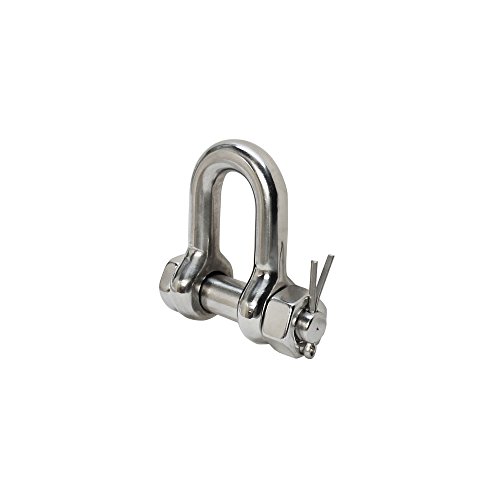 3/4'' Marine Stainless Steel 316 Chain Shackle Bolt Pin D Ring Rigging Boating