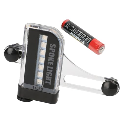 HEMOTON 1Set LED Bike Wheel Light Durable Decorative Lamp for Night Riding Creative Patterns for Bike Accessories Design