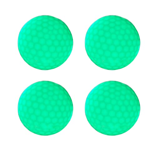 Rebellious 4Pieces Glow Golf For Night Sports Tournament Glowing In The Dark Golf Ball Long Lasting Bright Luminous Led Golf Light Activated-led Golf Balls-foam