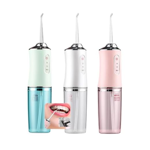 Irrigador Oral Limpeza Profunda Jato D àgua Supersônico 3 Modos Diferentes Tanque de 220ML Eletrico Dentes e Gengiva AlverSun