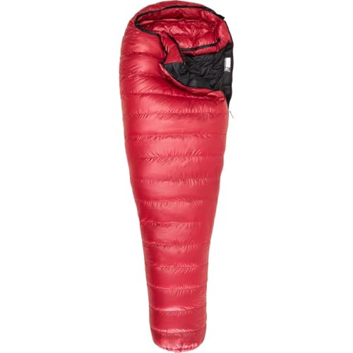 Western Mountaineering Apache MF 15 Degree Sleeping Bag Cranberry 6FT / Right Zip