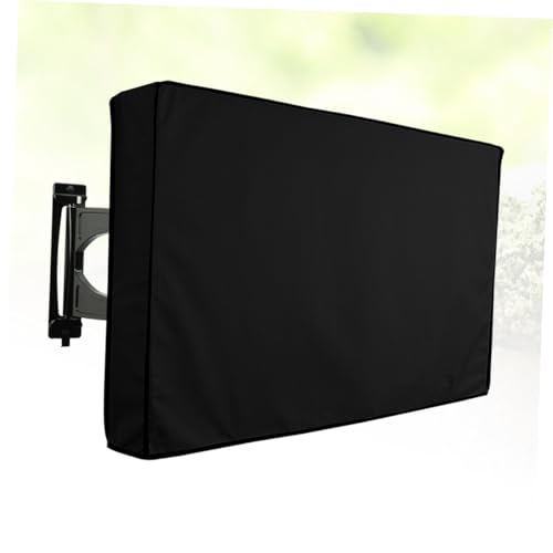 Housse téléviseur extérieure étanche bâche protection TV noire