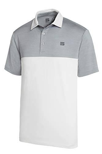Three Sixty Six Quick Dry Golf Shirts for Men - Moisture Wicking Short-Sleeve Casual Polo Shirt