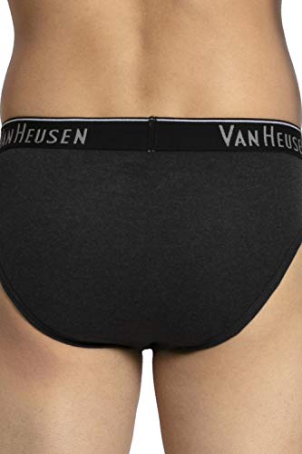 Image of Van Heusen Men's Cotton Brief Pack of 1| Ribbed Cotton | Anti-Bacterial | Stay fresh | Sweat Absorbant | Moisture-Wicking | Long Lasting Colors |Breathable Combed Cotton for extra comfort | Soft Waistband | Soft Touch | Style 10004