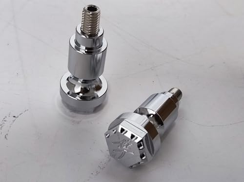 Image of Rear Seat Thumb Screw Bolt, Quick Mount Tail Bolts Screws Cap Compatible with Suzuki GSX1300R Hayabusa 1999-2020 (2 PCS, Chrome)
