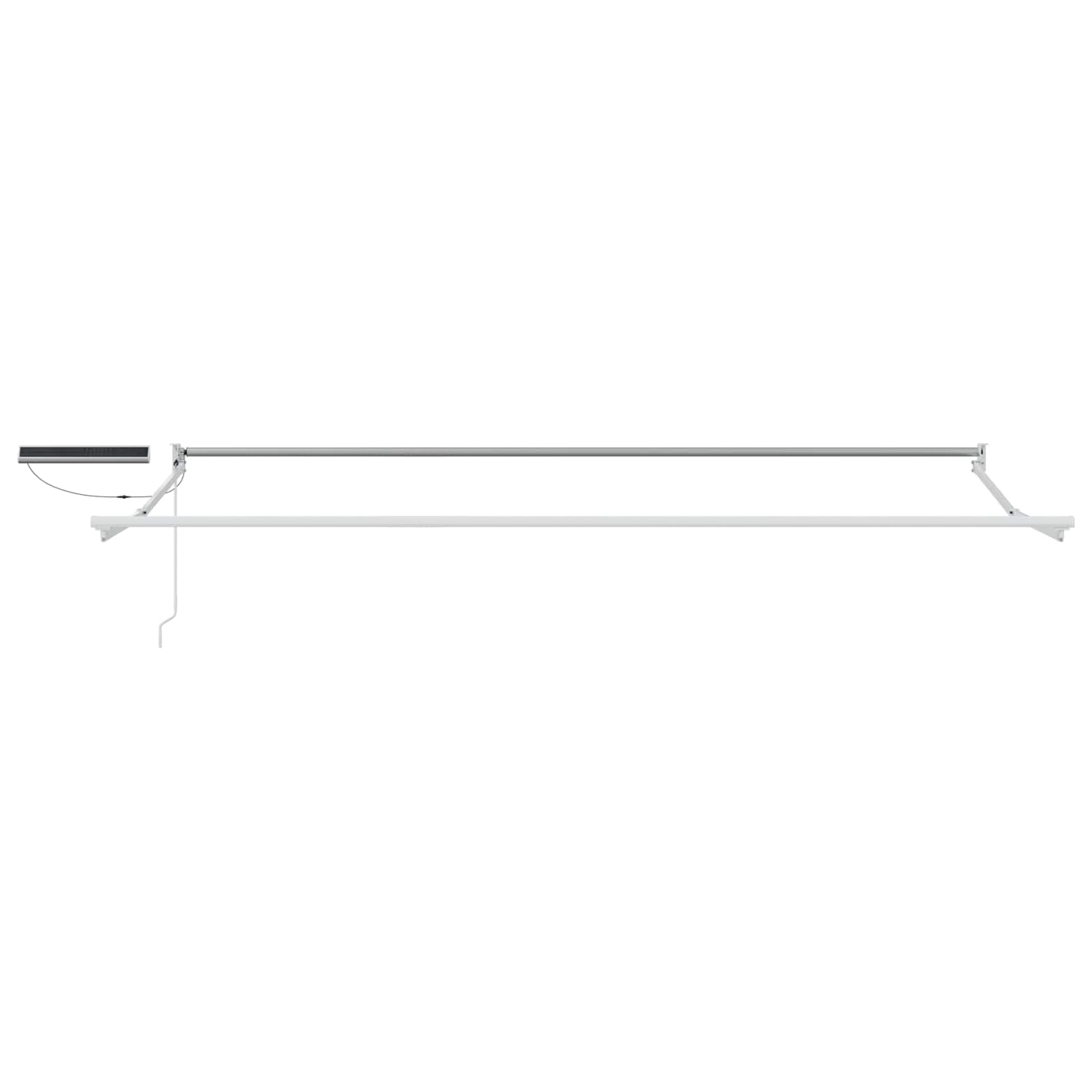 Tenda da Sole Elettrica, Alluminio, Terrazza, Antracite e Bianco, 5 x 3 m